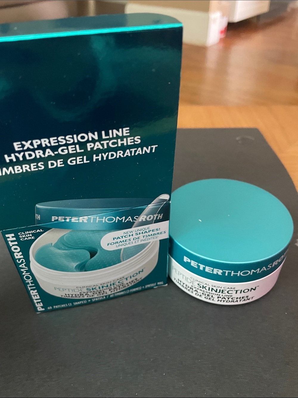 Peter Thomas Roth Hydra-Gel Eye Patches - Teal and Pink Packaging